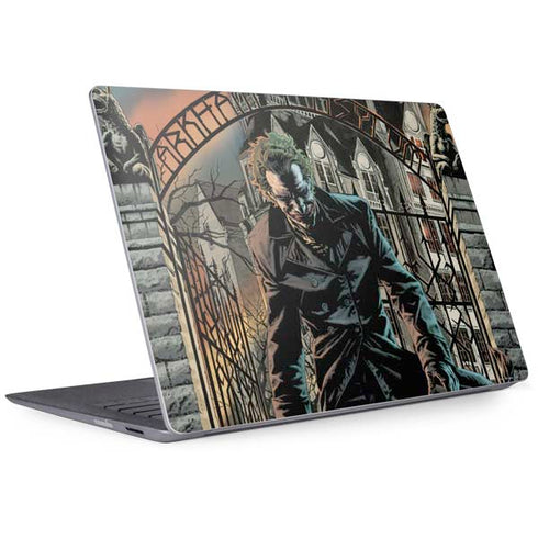DC Comics The Joker Walking Dark Grounds Comic Art By Lee Bermejo Surface Laptop 2 Skin